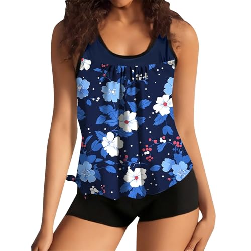 Yekdmxop Tankini Mujer Push Up Sexy Tankinis Mujer Reductor Barriga Beachwear Y2k Talla Grande Modesto Swimwear Deportivo Gordita Ropa De Baño con Relleno Moda Swimsuit Playa Vacaciones