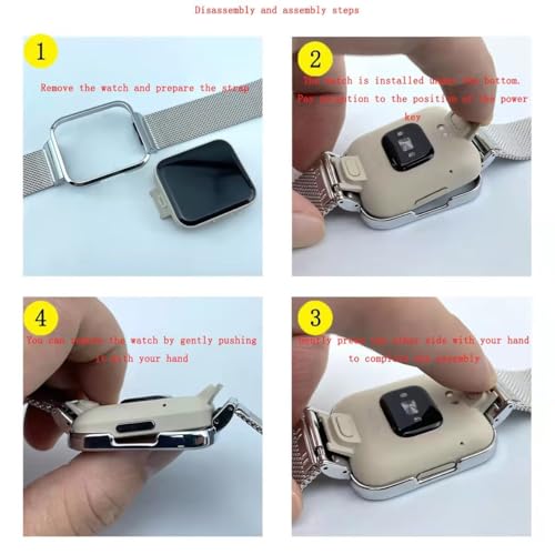 Correa metálica compatible Xiaomi Redmi Watch 3 Active miniatura 7