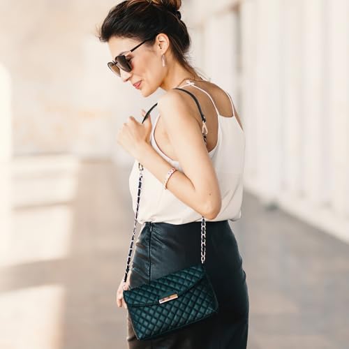 Nogeqi 2 Stück Kurz Taschengurt 41 cm Schmal Taschengriffe PU Taschenriemen Schulterriemen Leder Taschenhenkel, Ersatz Handtaschenriemen für Damen Taschen Handtaschen Geldbörse - Schwarz, Braun