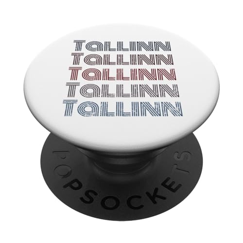 Estonia 70's City Retro Vintage Tallin PopSockets PopGrip Intercambiable