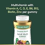 NATURE'S BOUNTY Adult Multi, Helps to Support Immune Function, Helps Development Of Bones & Teeth, Cherry, Grape & Orange Flavours, 375 g