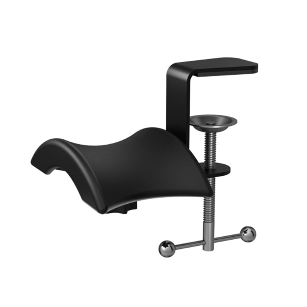 UDSKNV[KSL Rotatable Arm Clamp Adjustable PC Gaming Headset Hanger Hook Holder Desk Space-Saving Clip Mount Headphone Stand