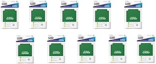 10 Packs Ultimate Guard Green Card Dividers (10) Standard Size Display Case