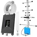 Home 5G Cell Phone Signal Booster - Boosts 5G 4G LTE Data | Covers up to 4,000 sq.ft | Works with Ve