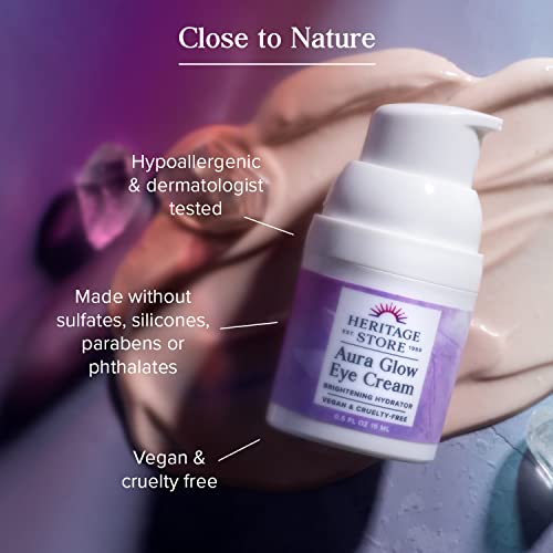 Heritage Store HRP91061 Aura Glow Eye Cream, Under Eye Brightener & Hydrator thumb #3