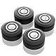 YuanYong Lautsprecherfüße 50mm*20mm Isolationsfüße, Anti-Vibrations und rutschfeste Lautsprecherpads, Geeignet für Lautsprecherspitzen, Lautsprecherständer 4 Stück