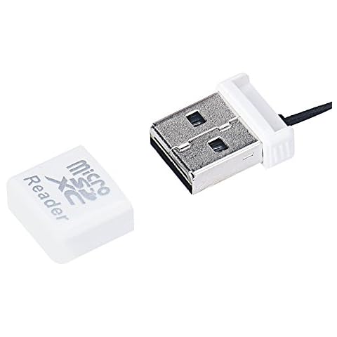 Cotchear White Computer Card Reader Mini Super Speed USB 2.0 Micro SD/SDXC TF Card Reader Adapter Gifts Wholesale Drop Shipping Cover
