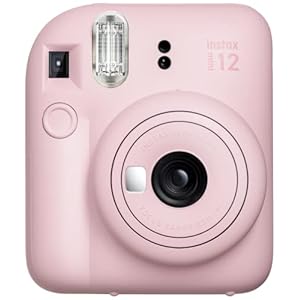 FUJIFILM Instax Mini 12 Instant Camera, Blossom Pink