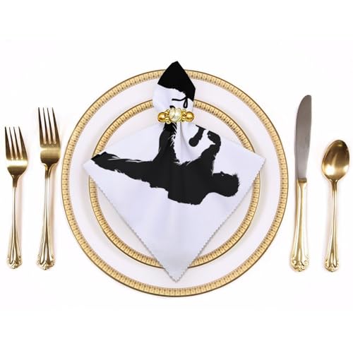 Servilletas de Tela Cuadradas de 47.5x47.5 cm Pack x4 miniatura 3