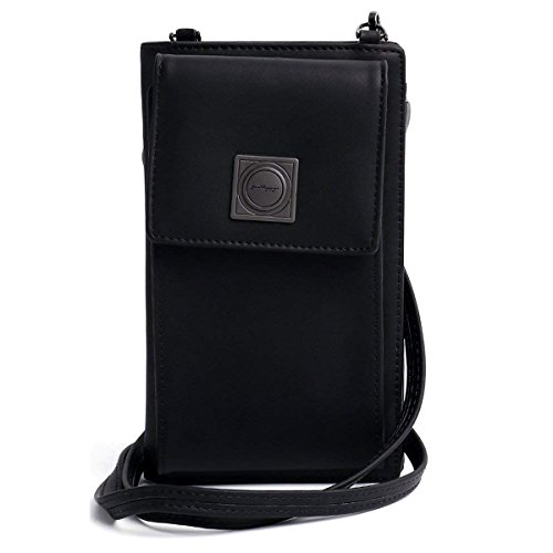 Preisvergleich Produktbild Handy Schultertasche, Handytasche Kleine Umhängetasche, Geldbeutel Geldbörse für Dame Mädchen Frauen, Portemonnaie Handyhülle Cross Body Bag Wallet for iPhone Samsung Huawei Telefon Under 5.5 zoll