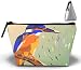 Produktbild Bird Kingfisher On A Branch With Fish Toiletry Wash Bag Portable Make up Case For Women Girls