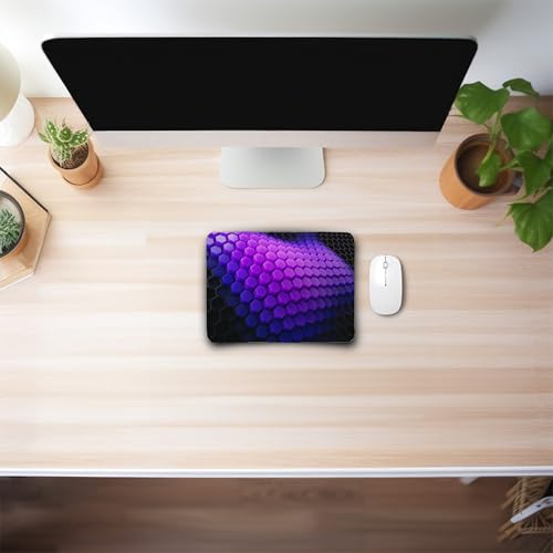Image of Mouse Pad with Non-Slip Rubber Base, Waterproof & Durable Desk Mat for Gaming, Office & Students | Small Laptop & PC Pad | 23x18cm