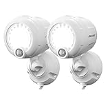 Mr. Beams MB360XT Wireless Battery-Operated Outdoor Motion-Sensor-Activated 200 Lumen LED Spotlight, White, 2-Pack