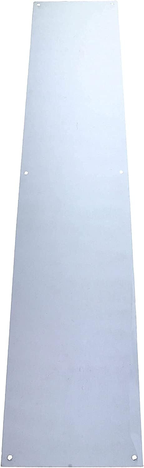 SKANDH Aluminum Door Kick Plate 6" X 30" Inches for Doors, Satin Finish - Pack of 2