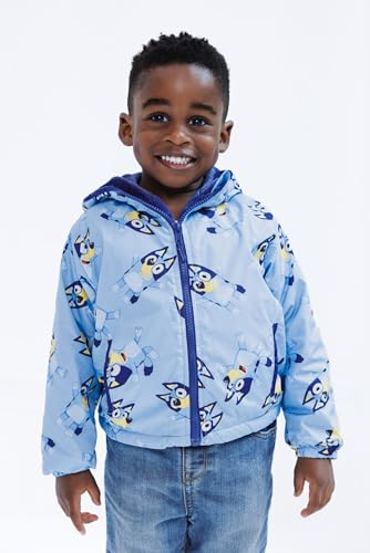 Bluey Zip Up Waterproof Rain Jacket Infant to Little Kid Sizes (12 Months - 5-6)2