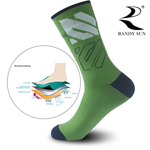 Image of RANDY SUN Waterproof Breathable Socks, [SGS Certified] Unisex Novelty Skiing Trekking Hiking Wading Trail Socks