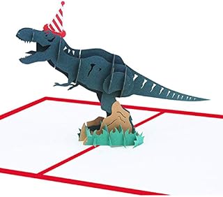 3D Pop Up Birthday Cards, Handmade Craft Greeting Cards, Dinosaur, Pop Up Card