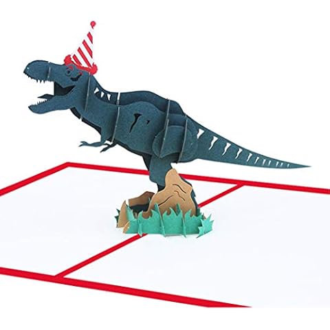 3D Pop Up Birthday Cards, Handmade Craft Greeting Cards, Dinosaur, Pop Up Card Cover