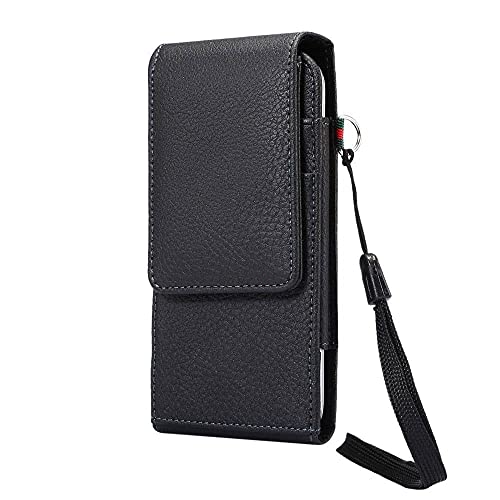 Étui holster haut de gamme pour Samsung S20 5G UW en cuir noir rotatif