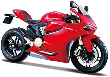 Maisto Ducati 1199 Panigale 1:12 Scale Diecast Metal Model Miniature Show Motorcycle, For Collectors, Gifting, Décor And Love Of Biking, Red
