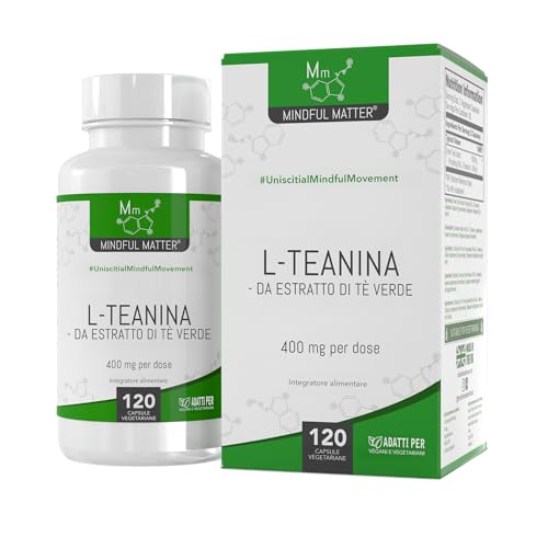 MM Teanina | 400mg di L Theanine per Dose | L Teanina...