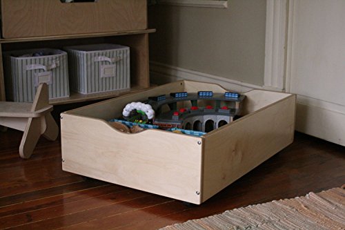 Sodura Birch Train Table Trundle Drawer