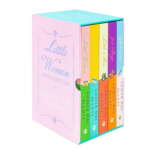 Little Women 5 Hardback Book Collection Set (Little Women, Good Wives, Little Men, Jo's Boys, Eight Cousins)