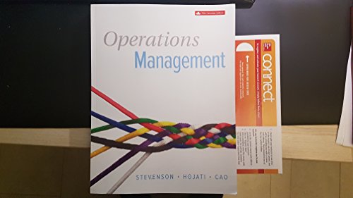 Operations Management 0071339590 Book Cover