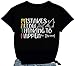 COMIZI Womens Math Teacher Shirt Teaching Letter Print Tshirt Math Teacher Life Tee Tops Black