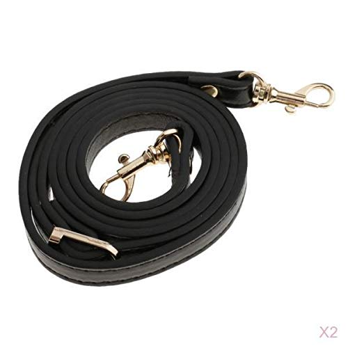 2pcs Adjustable Shoulder Bag Accessories Handbag Handles Straps Black-image-47