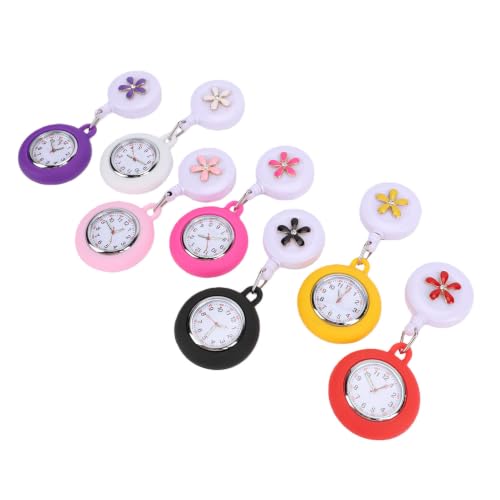 Reloj retráctil con clip de 23,62 pulgadas ideal para estudiantes y enfermeras en su día a día