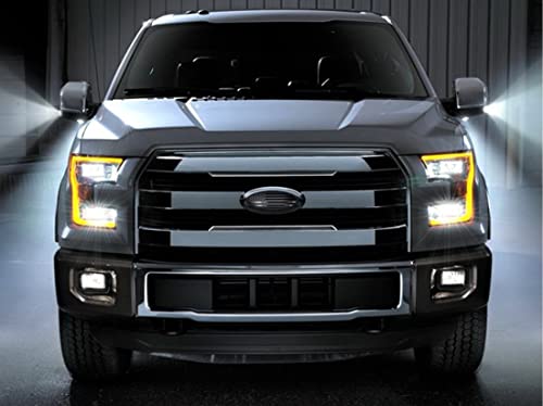 CONGCONG fit Ford Emblem, 9.5 inch Overlay Front Grille Tailgate Rear Aluminum Oval American Black Flag Emblem fit Ford F150 2015-2023(9.5" Black) by CONGCONG - Image 2