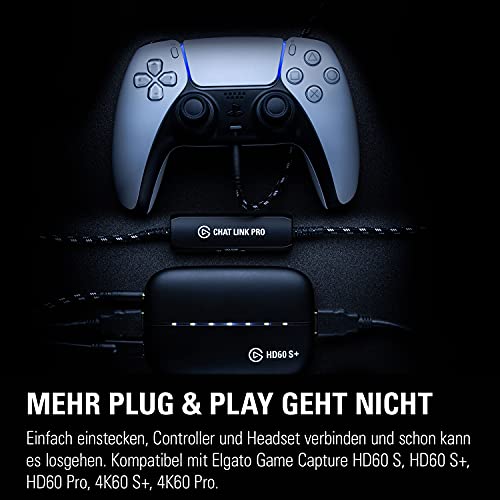 Elgato Chat Link Pro – Audio-Adapter für PS5, PS4, Nintendo Switch, Aufnahme von Audio-Chat, Gameplay-Sound, extralanges Kabel - Image 4
