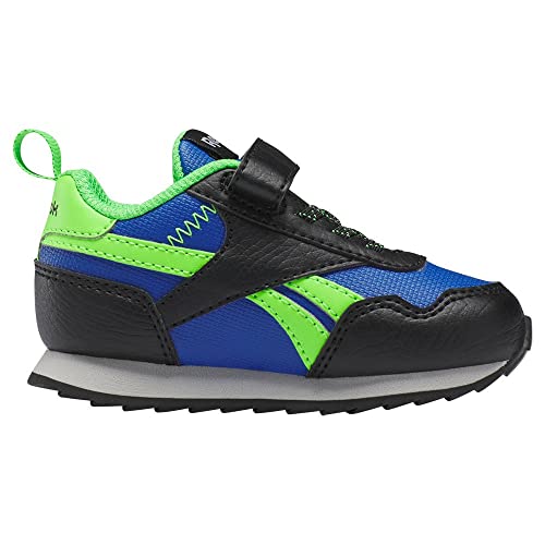 Reebok Mixte bébé Royal Classic Jogger 3 Basket, Core Black/Vector Blue/Solar Lime, 22 EU