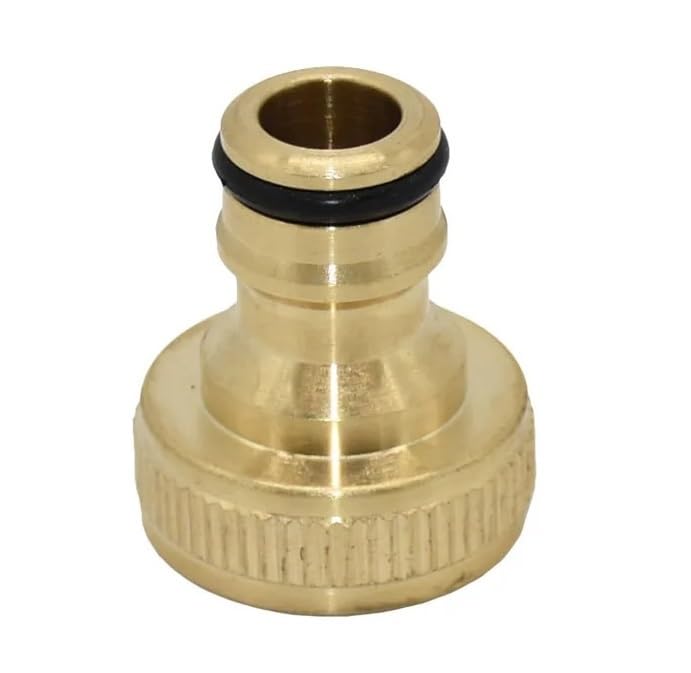 Adaptador de grifo con rosca hembra 3/4 ideal para sistemas de riego doméstico y huertos 2