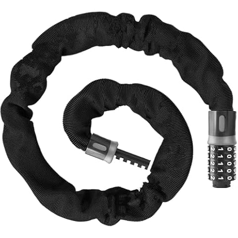 Phieeseriy 120cm High Security Bike Chain Lock Cover