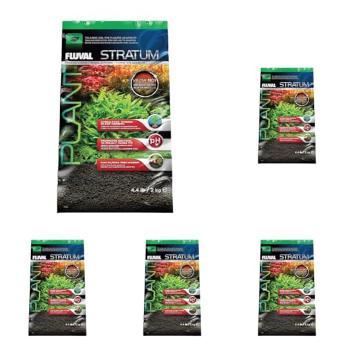 Image of Fluval 12693 Plant and Shrimp Stratum for Freshwater Fish Tanks,4.4 Pound (Pack of 5)