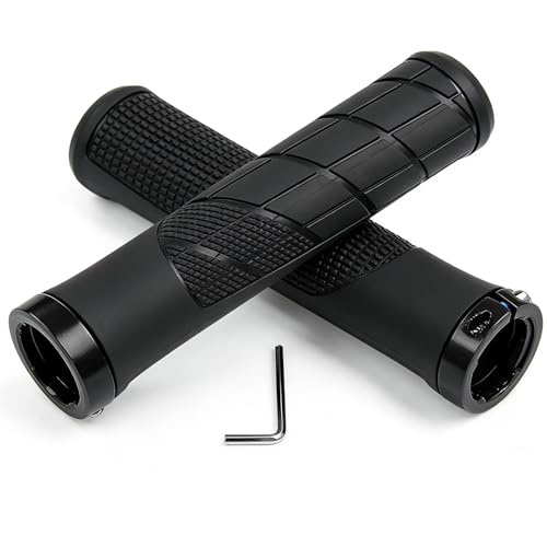 Poignées de Guidon VTT Ergonomiques, Poignées Vélo Anti-Dérapantes pour Scooter,BMX,Trotinette,Diamètre Intérieur 22mm (Style1)
