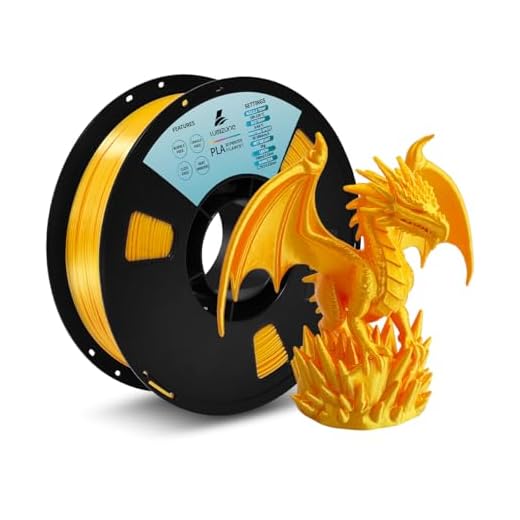 Lumizone PLA Filament 1.75mm Silk Golden 3D Printer Filament