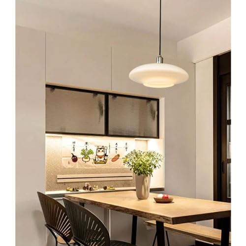 Ampoule E27 pour luminaire suspendu métallique avec diffuseur opale en V - 2