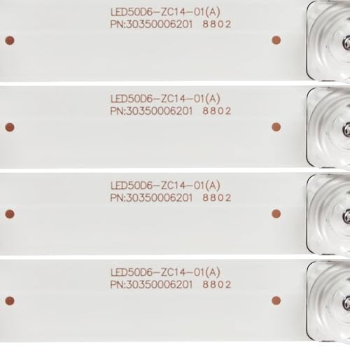 WASQUBKS Podświetlenie LED kompatybilne z Haier LE50K5500TF Pioner PLE5006 MTV-5031LTA2 LT-50EM76 50C550 PLDED5068A-E LED50D06-ZC14AG-01 LED50D6-ZC14