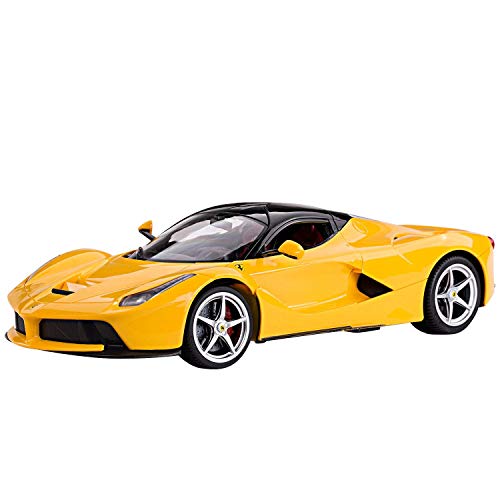 1/14 Scale Ferrari La Ferrari Laferrari Radio Remote Control Model Car R/C Rtr Open Doors (Yellow) By Fmtstore #TOP3