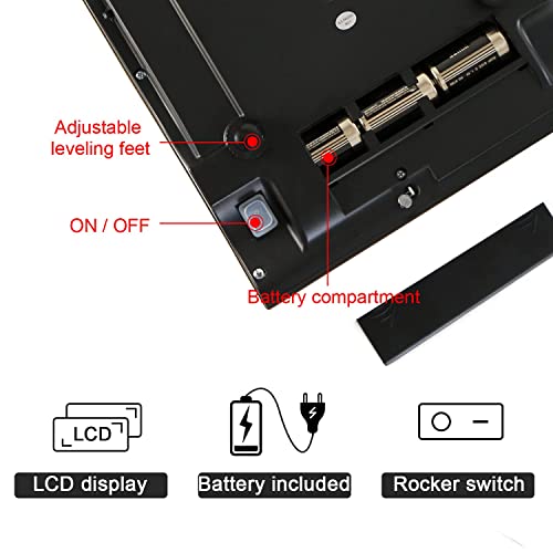 Bromech Price Computing Scale, 66Lb Digital Commercial Food Meat Produce Weighing Scale With Green Backlight Lcd For Farmers Market, Retail Outlets, Dry Battery Powered, Not For Trade #TOP5