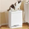 JOYBOS 15.9L Trash Can with Lid and Hands-Free Pedal