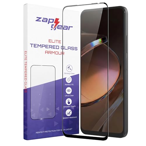 Image of Premium Tempered Glass for Redmi 12 5G / 4G | Edge-to-Edge Protection | 9H Military Grade Hardness | Bubble-Free & Case Friendly HD Clear Screen Protector