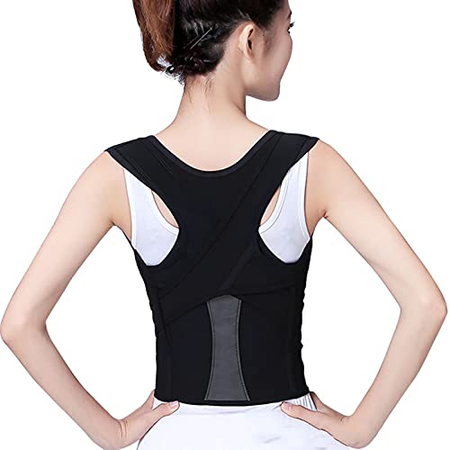 Correcteur de posture élastique fixe et invisible pour un maintien doux du cou