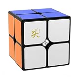 ダヤン テンユィン DaYan TengYun 3x3x3 M マジックキューブ 3x3x3 魔方 かわいい プロ向け 回転スムーズ 安定感 知育玩具 Magic Cube 立体パズル 知育玩具 (DaYan TengYun 2x2x2 Plus M)