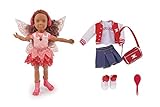 Kruselings Doll Joy, Deluxe Set with Magical Outfit, Casual Outfit and Accessories