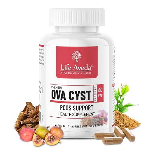 Image of Life Aveda PCOD & PCOS Ayurvedic Medicine For Women Girl Female | Ova Cyst Supplement Helps & Support Healthy Hormonal Balance & Menstrual Regulation | Healthy OvulationEgg Quality| Relief From Delayed Irregular Periods - 60 Veg Capsules