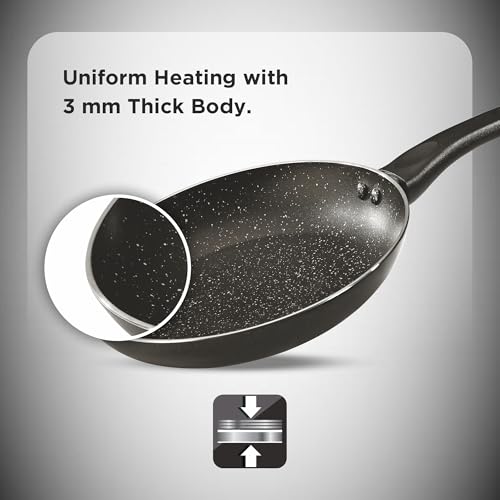 Image of Butterfly Granza Non Stick Fry Pan | 280 mm |Non-Stick Premium Virgin Aluminium | Induction Base| PFOA Free | Scratch Resistant